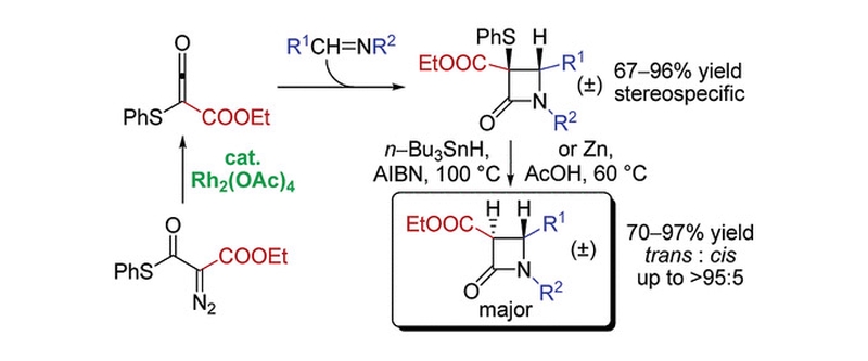 A Versatile Method for the Synthesis of 3-Alkoxycarbonyl β-Lactam Derivatives.